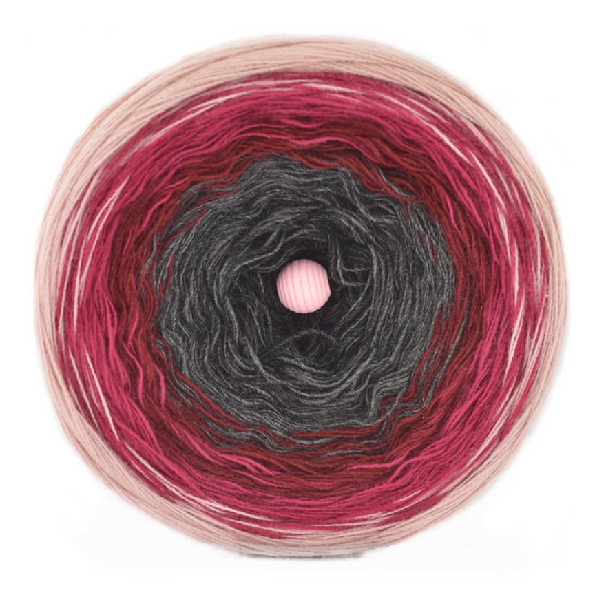 Gradient Garn kamgaren cake KOKONEK Soft 202 acryl 1000 200g