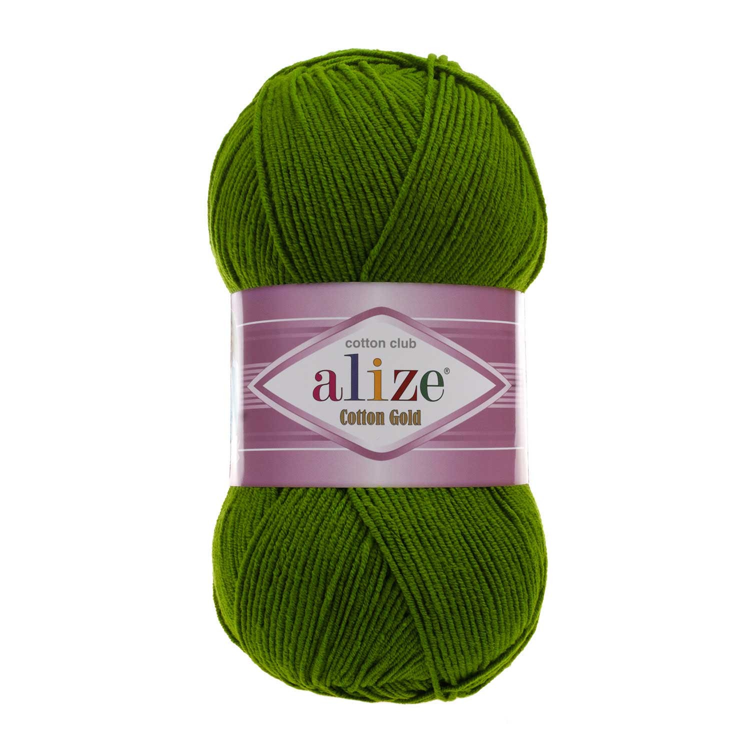 Alize Cotton Gold Wolle – 100 G Knäuel, OEKO-TEX Zertifiziert (Farbe 401) Für Strick- Und Häkelprojekte