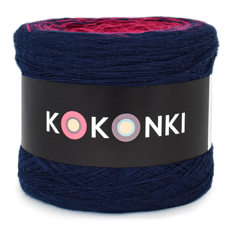 Gradient yarn cake KOKONEK Soft 235 - Acrilico
