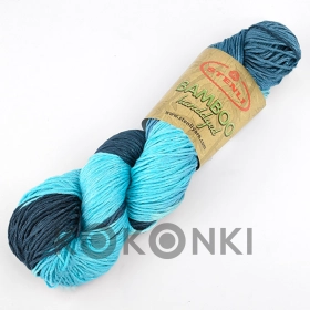 Włóczka Stenli Bamboo 170 / turkus/indygo/fumo/petrol