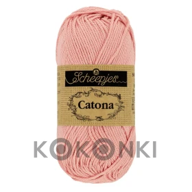 Włóczka Scheepjes Catona 408 / 50 g - stara róża