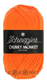 Włóczka Scheepjes Chunky Monkey 100 g - 1256 ultra pomarańcz
