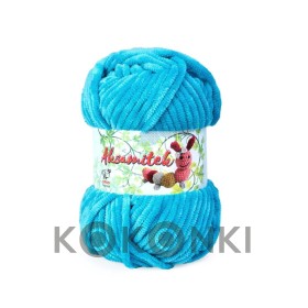 Włóczka Opus Natura Aksamitek 50 g / 45 turkus