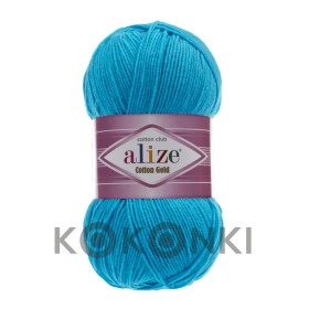 Włóczka Alize Cotton Gold 16 / ciemny turkus / 100g