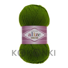 Włóczka Alize Cotton Gold 35 / paproć / 100g