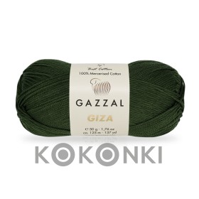 Włóczka Gazzal Giza 2463 / zieleń wojskowa