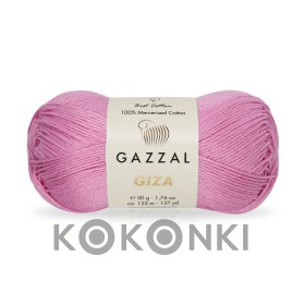 Włóczka Gazzal Giza 2492 / cukierkowy róż