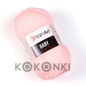 Włóczka YarnArt Baby 204 / brzoskwinia