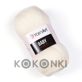 Włóczka YarnArt Baby 502 / krem