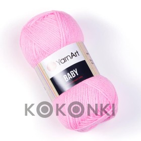Włóczka YarnArt Baby 217 / jasny róż