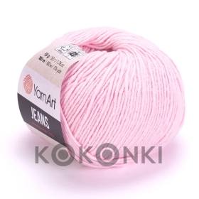 Włóczka YarnArt Jeans 74 / jasny róż