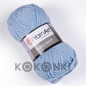 Włóczka YarnArt Merino Bulky / 215 błękit