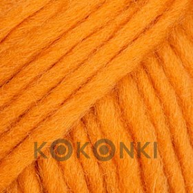 Włóczka Drops Snow / Eskimo 101 / mandarynka / uni color