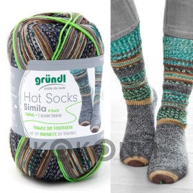 Włóczka skarpetkowa Gründl Hot Socks Simila 302