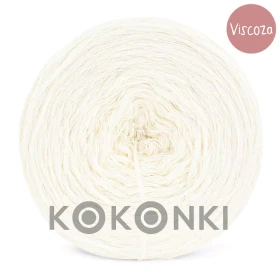 Włóczka KOKONKI Viscoza - migdał / 3 nitki / 1200 m / 225g - GOTOWY