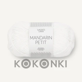 Włóczka Sandnes Garn Mandarin Petit 1001 / biel