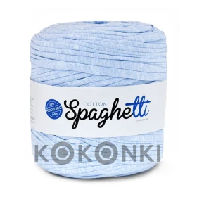T-shirt Yarn Cotton Spaghetti / błękit melanż