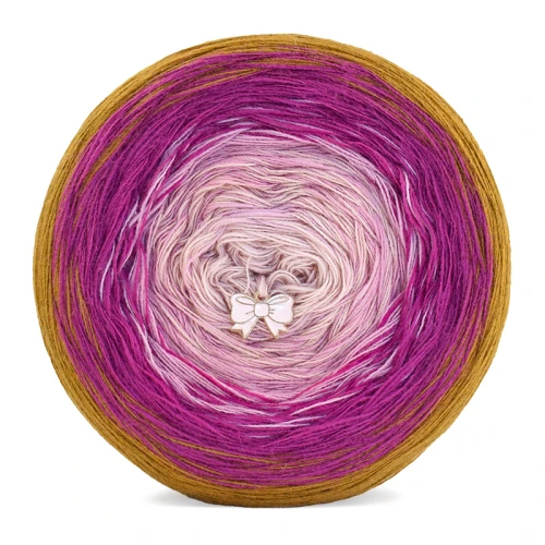Farbverlaufsgarn Cake - KOKONEK A957 / 50/50 Baumwolle Acryl / KOKONKI Ombre Garn