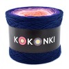 KOKONEK A115 Granat/ultrafiolet/wrzos/jasny róż/brzoskwinia/kurkuma
