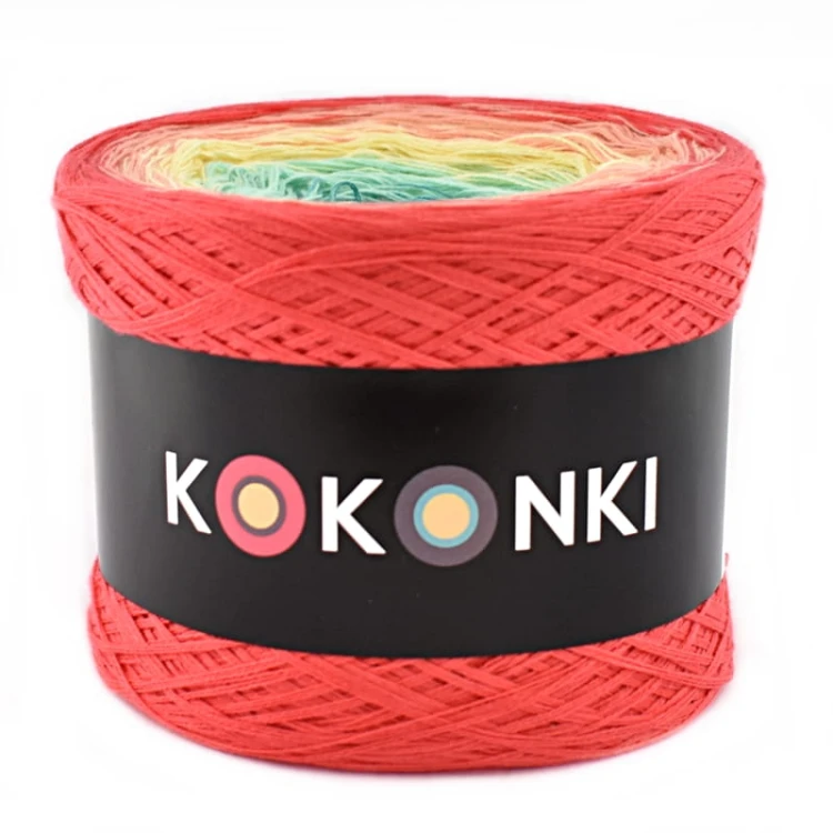 KOKONEK A137 Koral/brzoskwinia/wanilia/mięta/szmaragd (