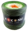 KOKONKI Motek Khaki/paproć/jasna zieleń/krem/pomarańcz