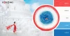 KOKONEK_Classic B198 The White Temple - Arbuz/kreda/biel/cyjan/lazur, 3 nitki, 1200 m, 240 g - GOTOWY