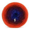 KOKONEK Merino 725 Lock heart - Jarzębina/czerwień/bordo/śliwka/szafir