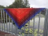 KOKONEK Merino 725 Lock heart - Jarzębina/czerwień/bordo/śliwka/szafir