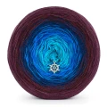 KOKONEK Merino 726 In the end - Burak/wino melanż/granat/chaber/turkus