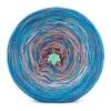 KOKONEK Rare Merino R123 - Turkus II/turkus/lodowy błękit/zgaszona morela/malwa + tęcza rafa koralowa