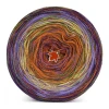 KOKONEK Rare Merino R125 - Śliwka/jasny fiolet/limetka/koniak/cegła + tęcza halloween