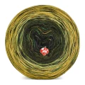 KOKONEK Rare Merino R131 - Musztarda/złoty/limetka/khaki melanż/czekolada + tęcza puszcza