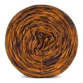 KOKONEK Rare Merino R122 - Pomarańcz + tęcza burza