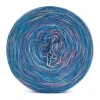 KOKONEK Rare Merino R124 - Petrol II + tęcza rafa koralowa
