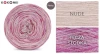 KOKONEK Rare Merino R128 - Nude + tęcza słodka