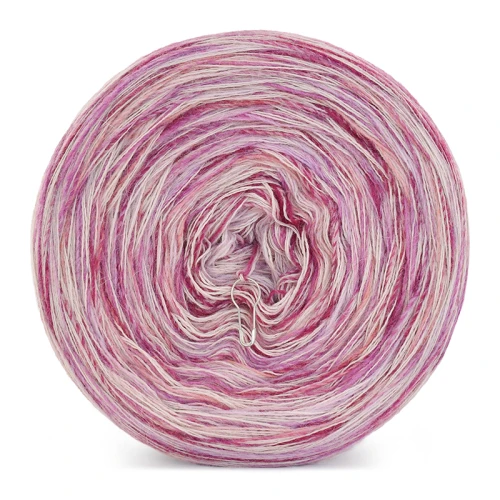KOKONEK Rare Merino R128 - Nude + tęcza słodka