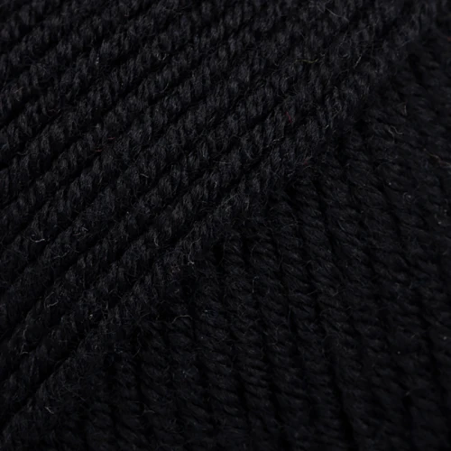 Włóczka Drops Merino Extra Fine 02 / czarny / uni color