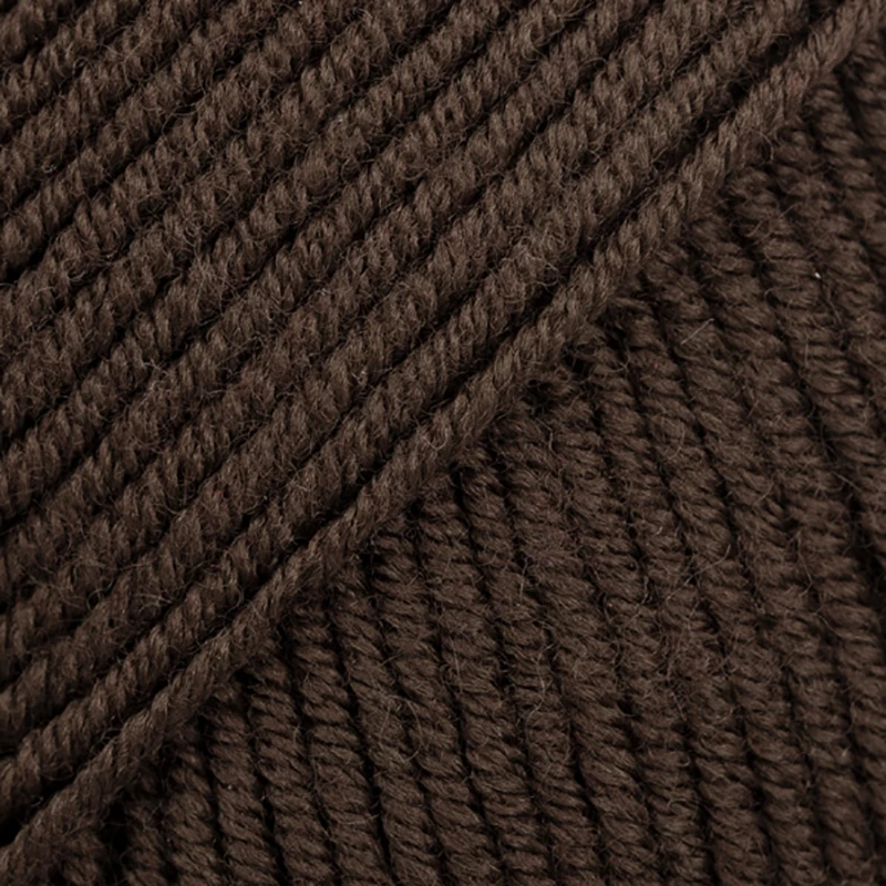 Włóczka Drops Merino Extra Fine 09 / ciemny brąz / uni color