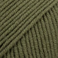 Włóczka Drops Merino Extra Fine 53 / zielony mech / uni color