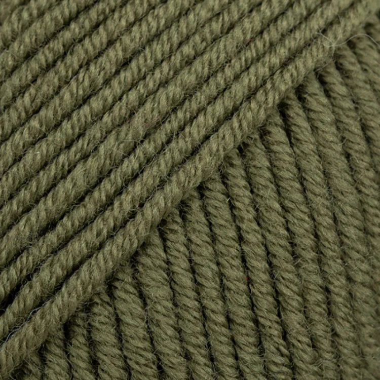 Włóczka Drops Merino Extra Fine 53 / zielony mech / uni color