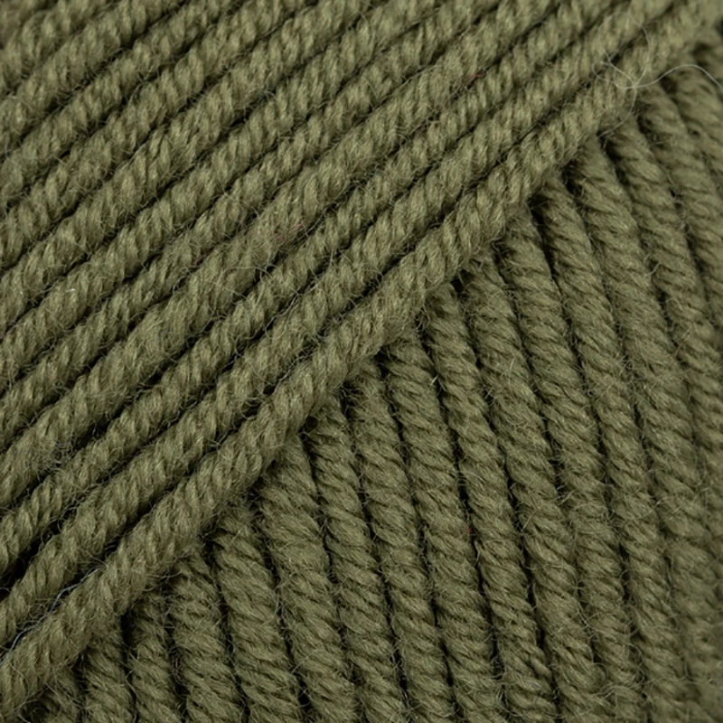 Włóczka Drops Merino Extra Fine 53 / zielony mech / uni color