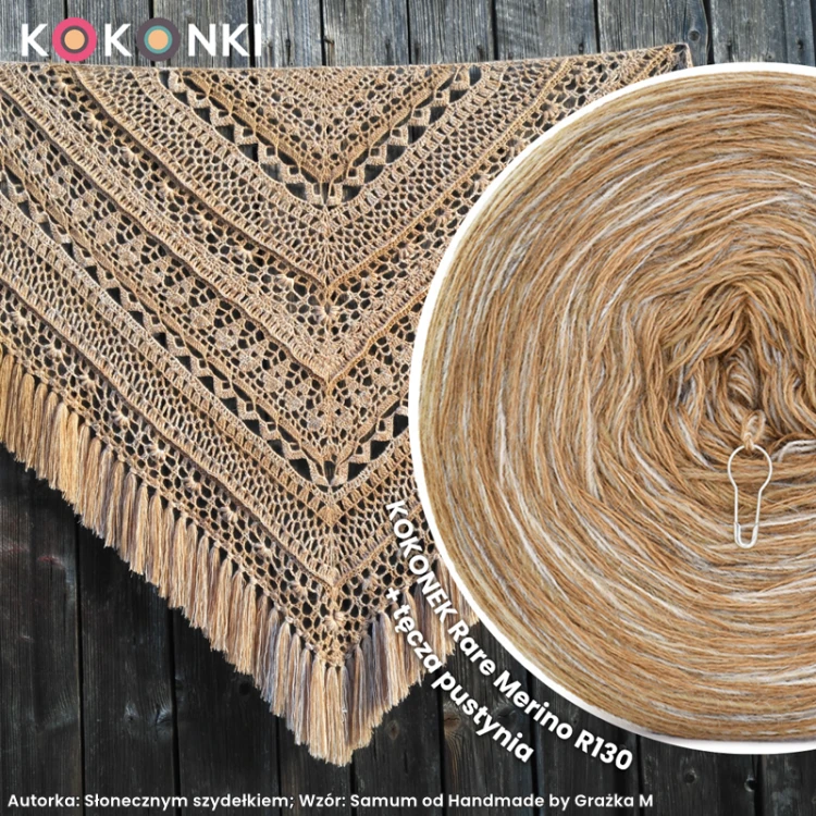 Autorka Słonecznym szydełkiem wzór Samum od Handmade by Grażka M