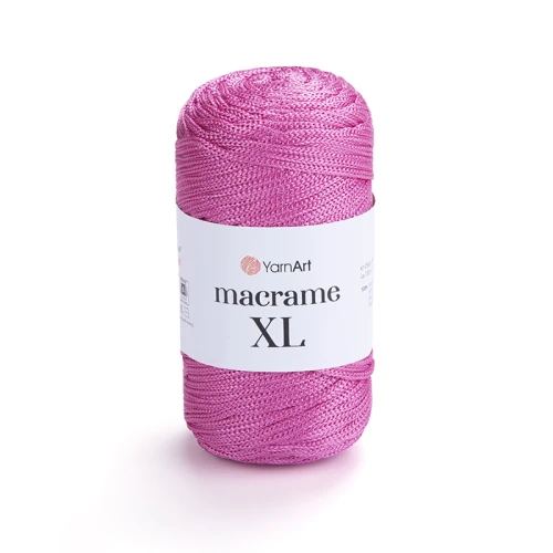 Sznurek poliestrowy YarnArt Macrame XL 3mm 140 / chłodny róż