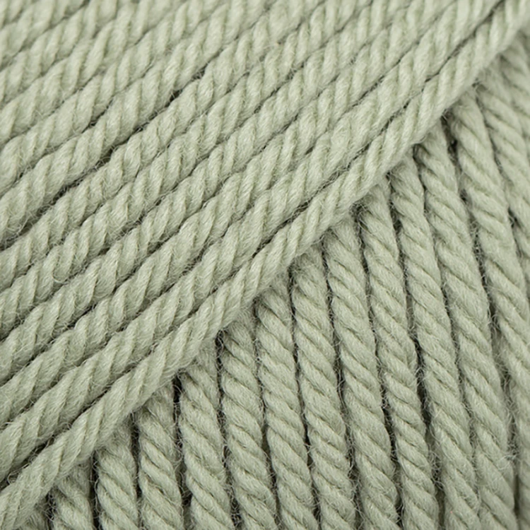 Włóczka Drops Daisy 26 / zielona szałwia / uni colour