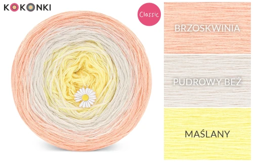 KOKONEK Classic B224 Peach Fuzz 6 - Brzoskwinia/pudrowy beż/maślany