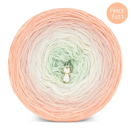 KOKONEK Classic B222 Peach Fuzz 4 - Brzoskwinia/łososiowy róż/krem/jasna pistacja