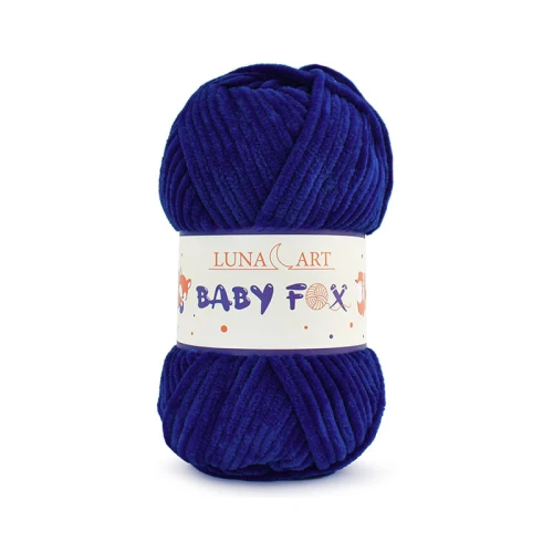 Włóczka Luna Art Baby Fox 100-68 / ciemny chaber / zamiennik Dolphin Baby