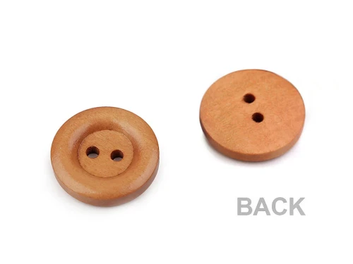Guzik drewniany / 19 mm / 30" / naturalny jasny / 10szt / 110738