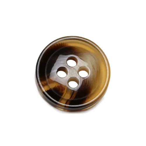 Guzik Go Handmade plastikowy / 15 mm / 8 szt. / 22931