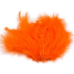Pióra strusie 9-16 cm / pomarańcz / 20 sztuk / 150437